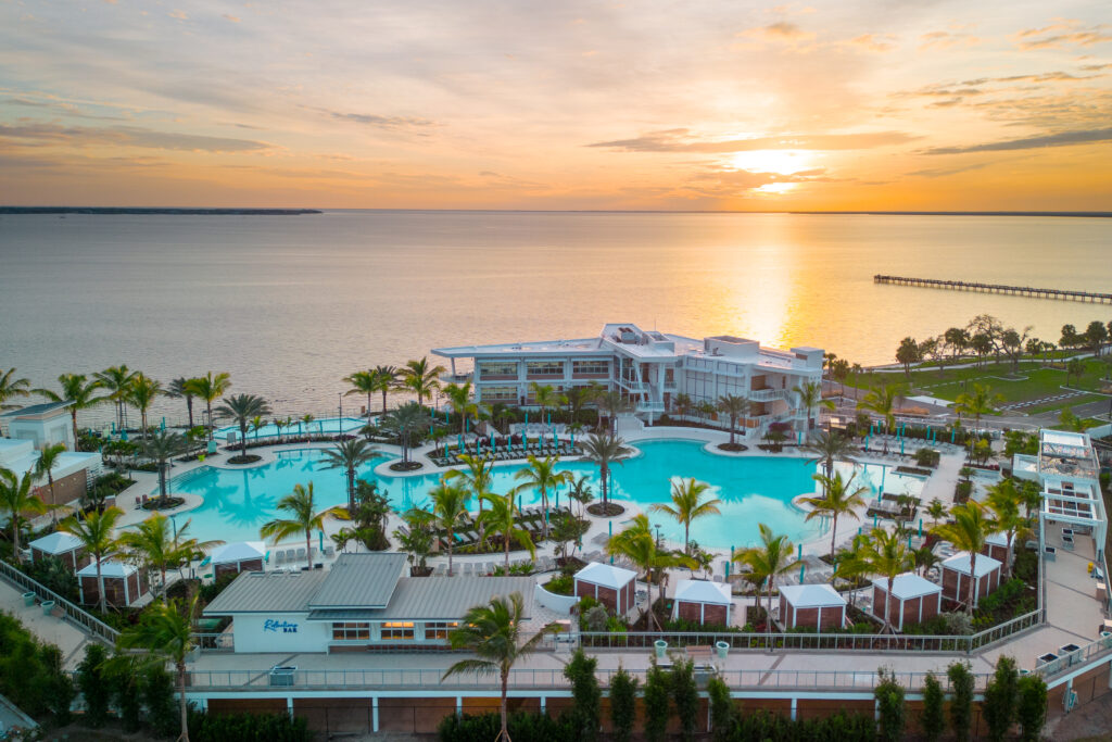 Sunseeker Resort Reflections Pool Drone