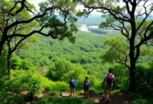 A beautiful Florida state park showcasing lush greenery and hiking trails.