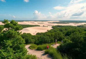 A picturesque Florida state park showcasing diverse ecosystems and natural beauty.