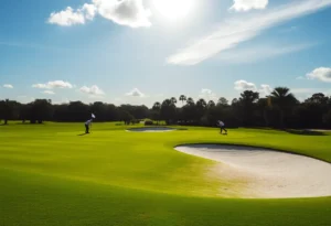 Aerial view of Soleta Golf Club's impressive landscape.