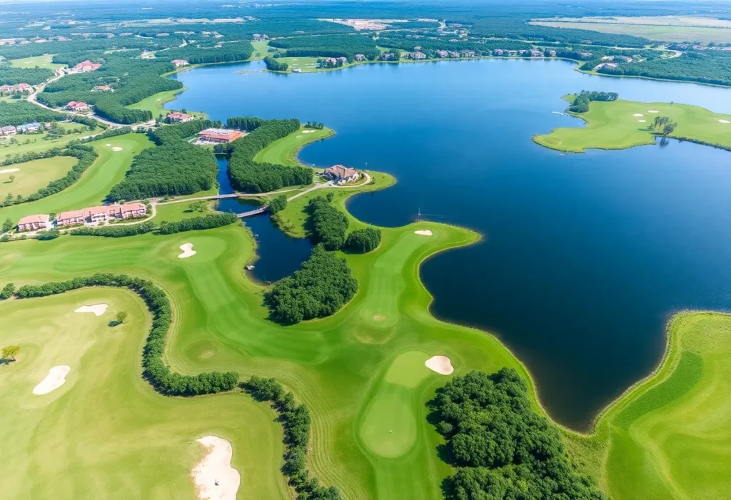 Golfers playing at Webbs Reserve Golf Club in Punta Gorda, Florida