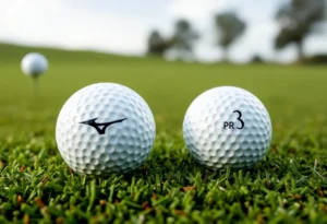 Mizuno Pro X and Pro S golf balls with advanced designs