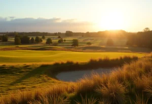 Close Up of a Beautiful Golf Course