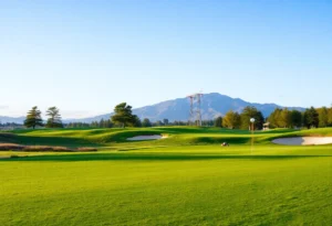 Close-Up of a Beautiful Golf Course